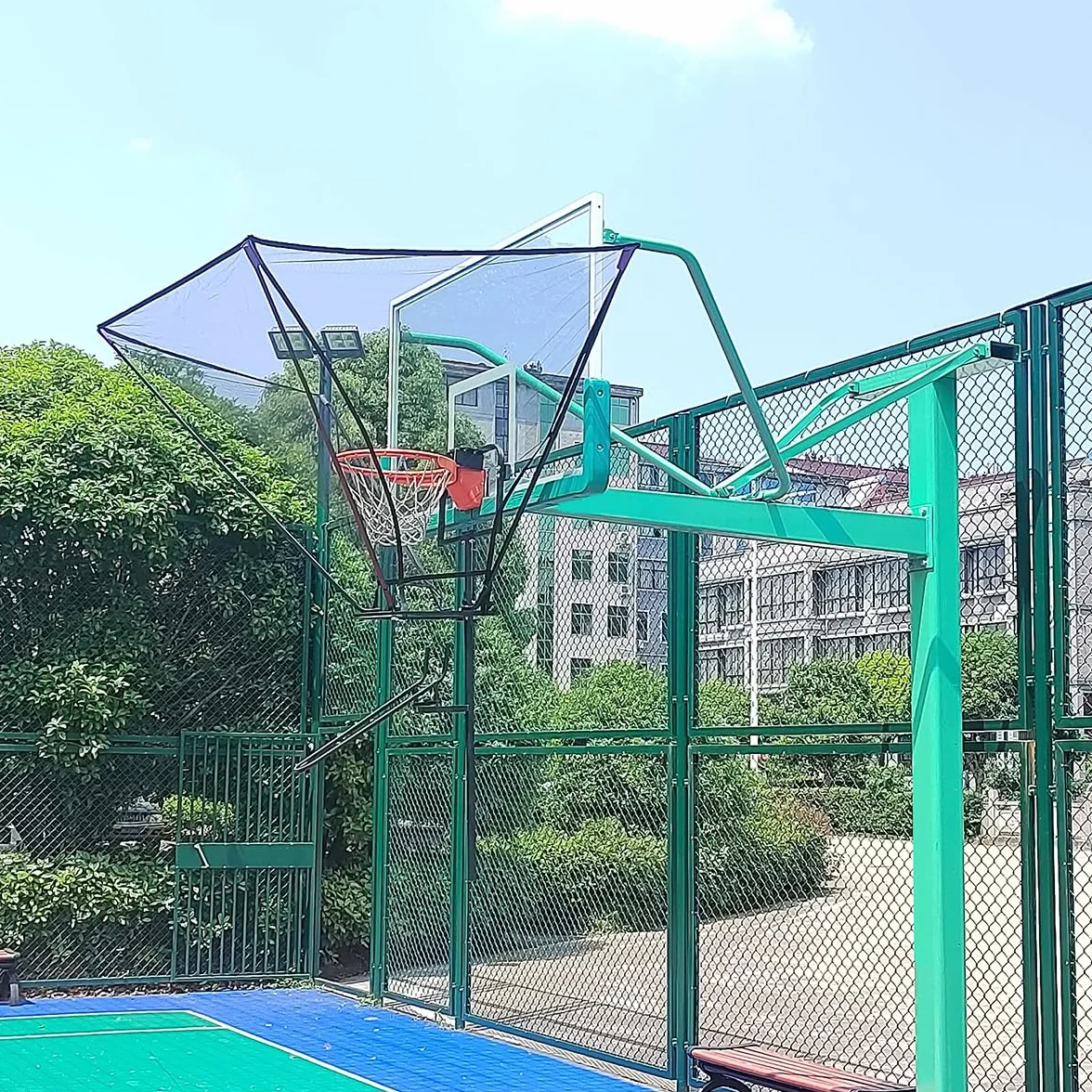 Trainer Lancio Basket con Sistema di Ritorno a Rete, Canale Giratorio 180°, Dispositivo Portatile