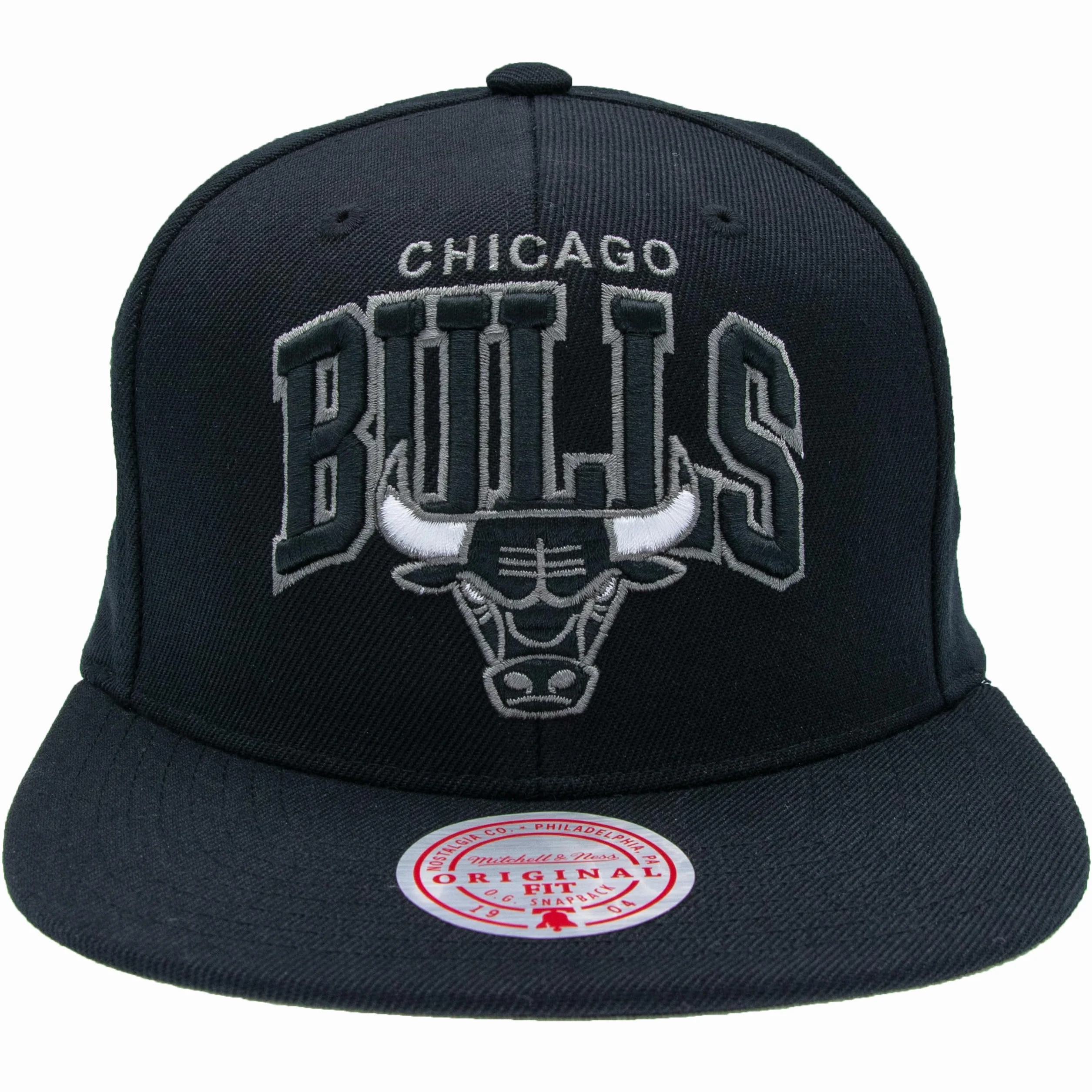 Mitchell & Ness NBA Chicago Bulls Arch Snapback Berretto Black