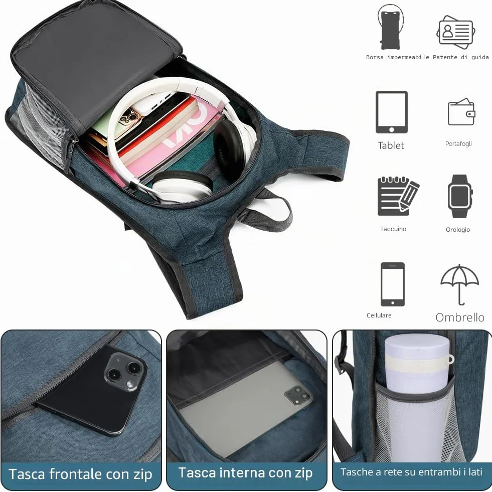 Flintronic Zaino Trekking Pieghevole 16L Ultraleggero Impermeabile per Escursionismo