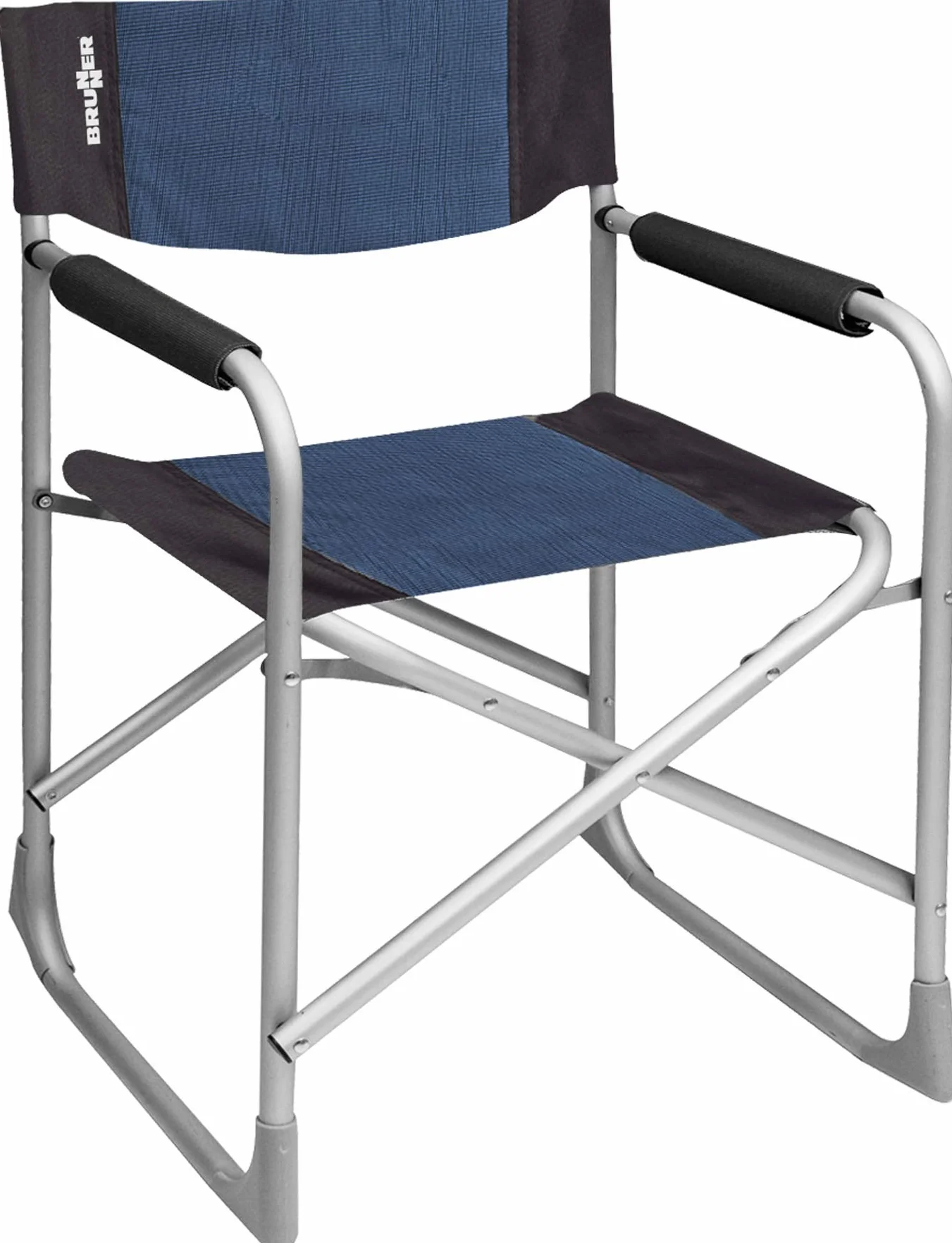 BRUNNER 0404184N.C05 Sedia Regista Captain, Nero/Blu
