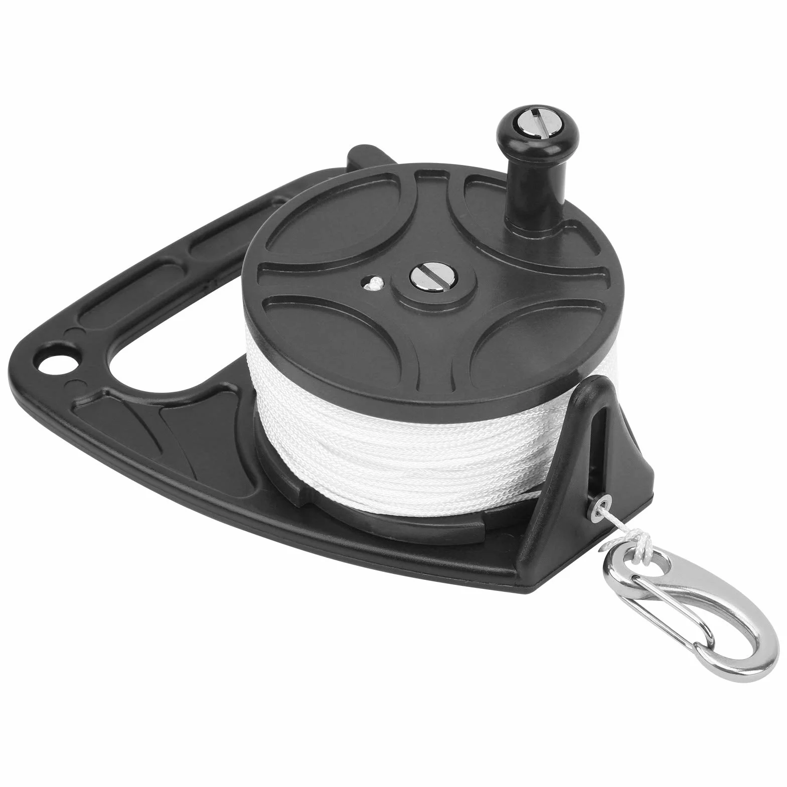 Alomejor Mulinello Subacqueo Portatile 88 Metri Bobina da Immersione Compatta per Kayak Ancoraggio