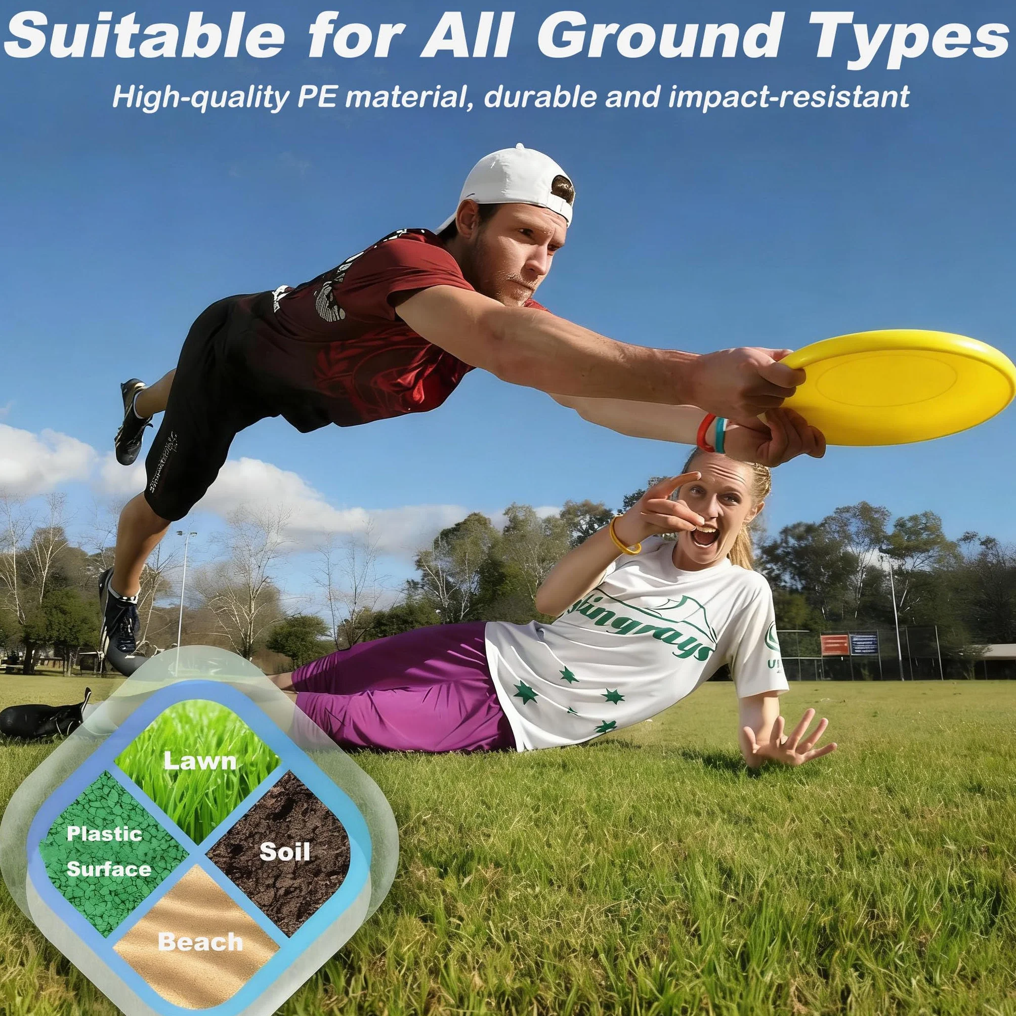 Frisbee Competitivo 175g per Ultimate e Lancio Professionale