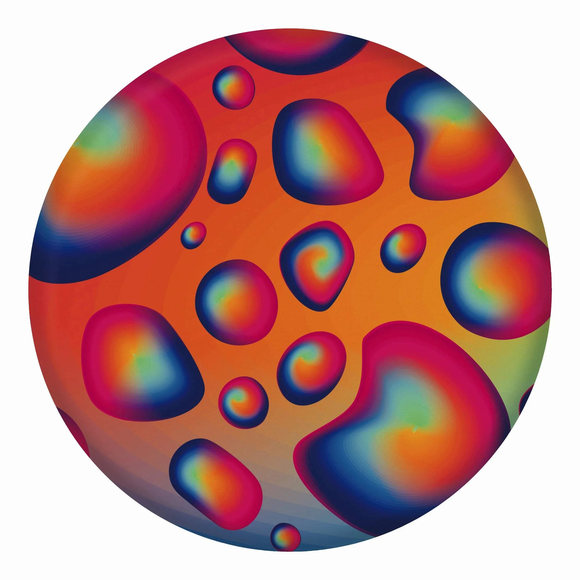 Waboba Wingman Flying Disc 90s Sunset AZ-302-Sunset