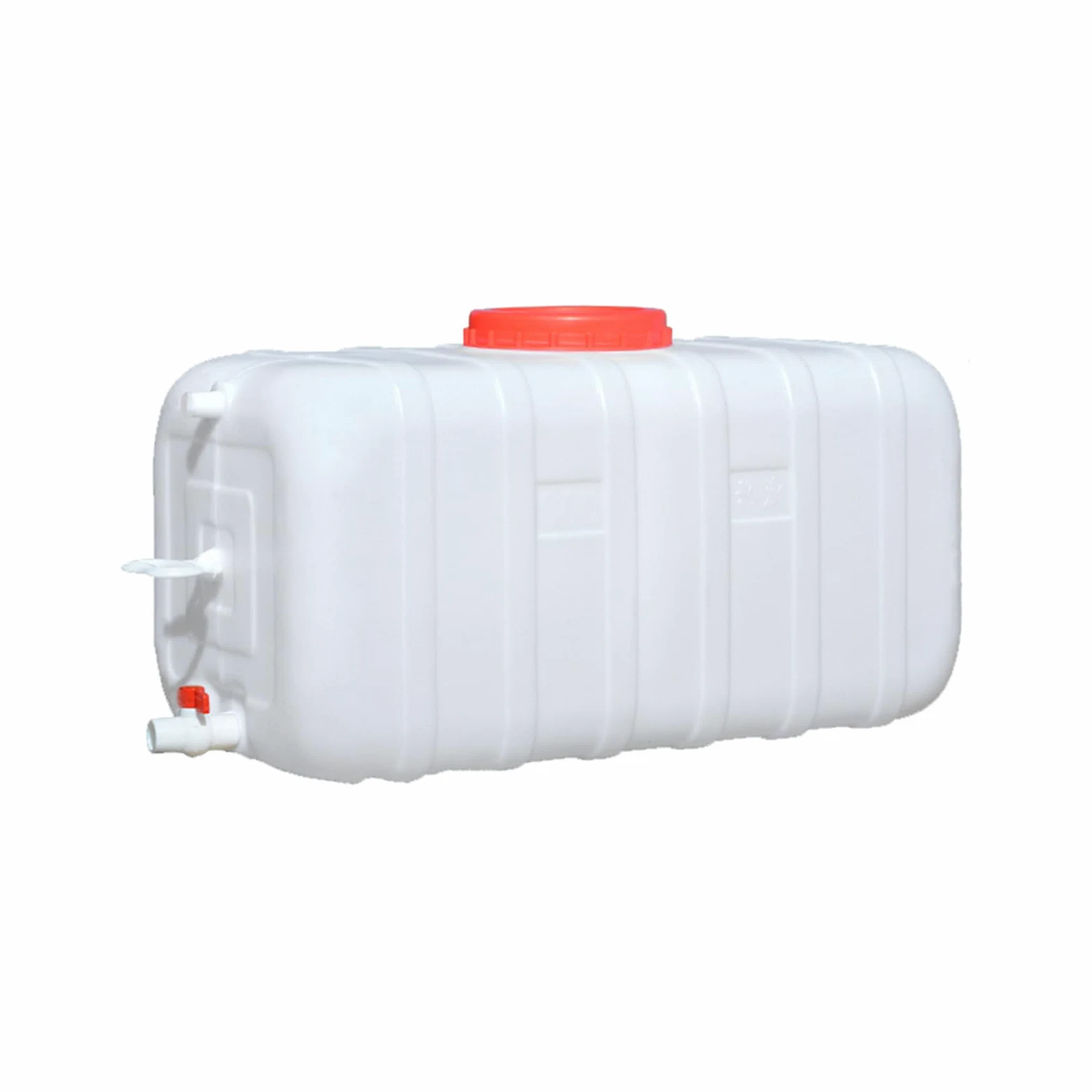 Tanica dell'Acqua Trasportabile 45L/75L/100L/200L Contenitori per Acqua，Tanica Acqua con Rubinetto，Escursionismo，Picnic，Carrier di Viaggio dell'Acqua di Viaggio All'aperto（Bianco）(Size:100L)
