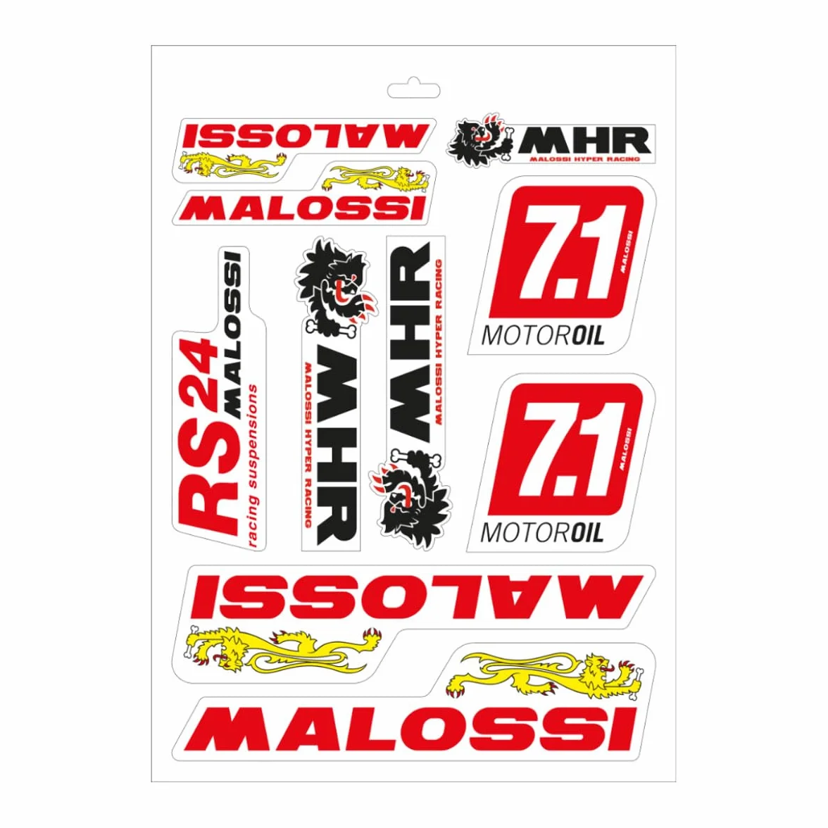 MALOSSI 33 9780B Cartella di Adesivi Assortiti 24,7x35 cm
