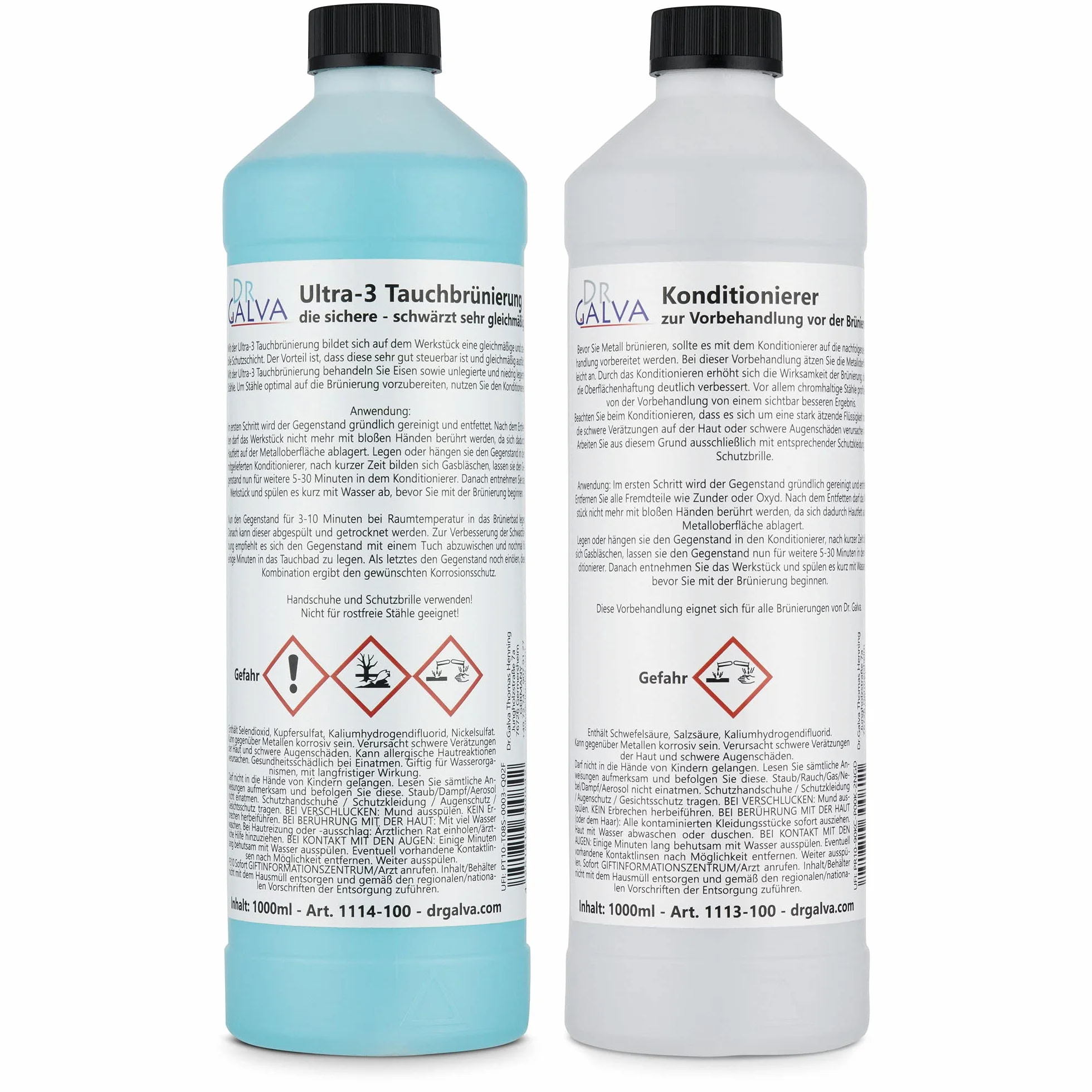 Ultra-3 Brunitura a immersione 2x 1000ml - set per brunitura a freddo