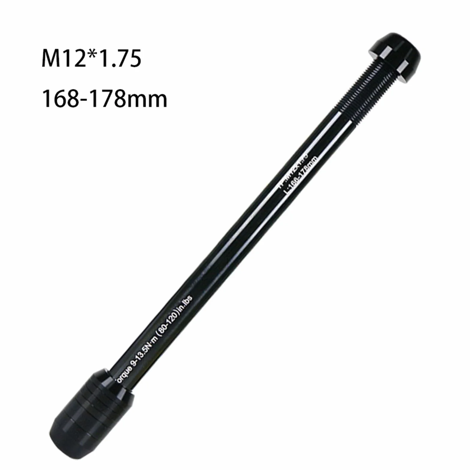 Perno passante sgancio rapido 12 x 142-148 mm P1.5/P1.75/P1.0 lega alluminio nero per bici da strada mountain bike
