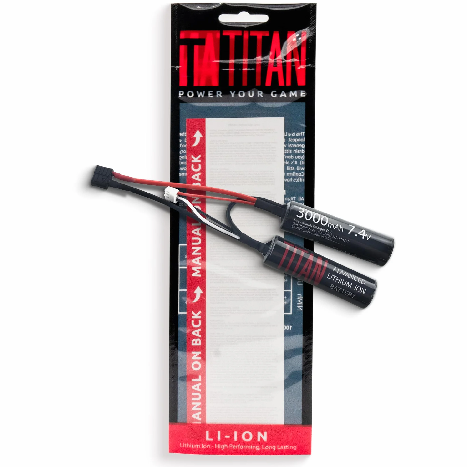 TITAN Presa Nunchuck a T 3000 mAh 7,4 V
