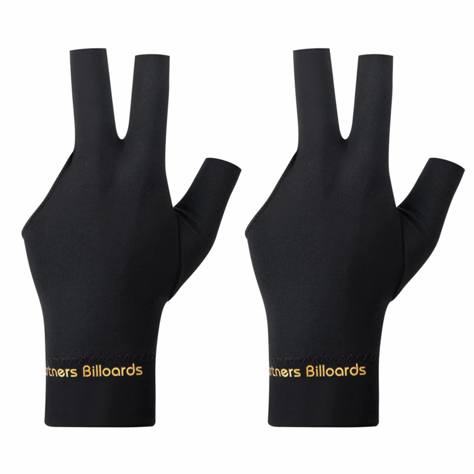 Guanto da Biliardo Traspirante Asciugatura Rapida Tre Dita Unisex 2 Pezzi