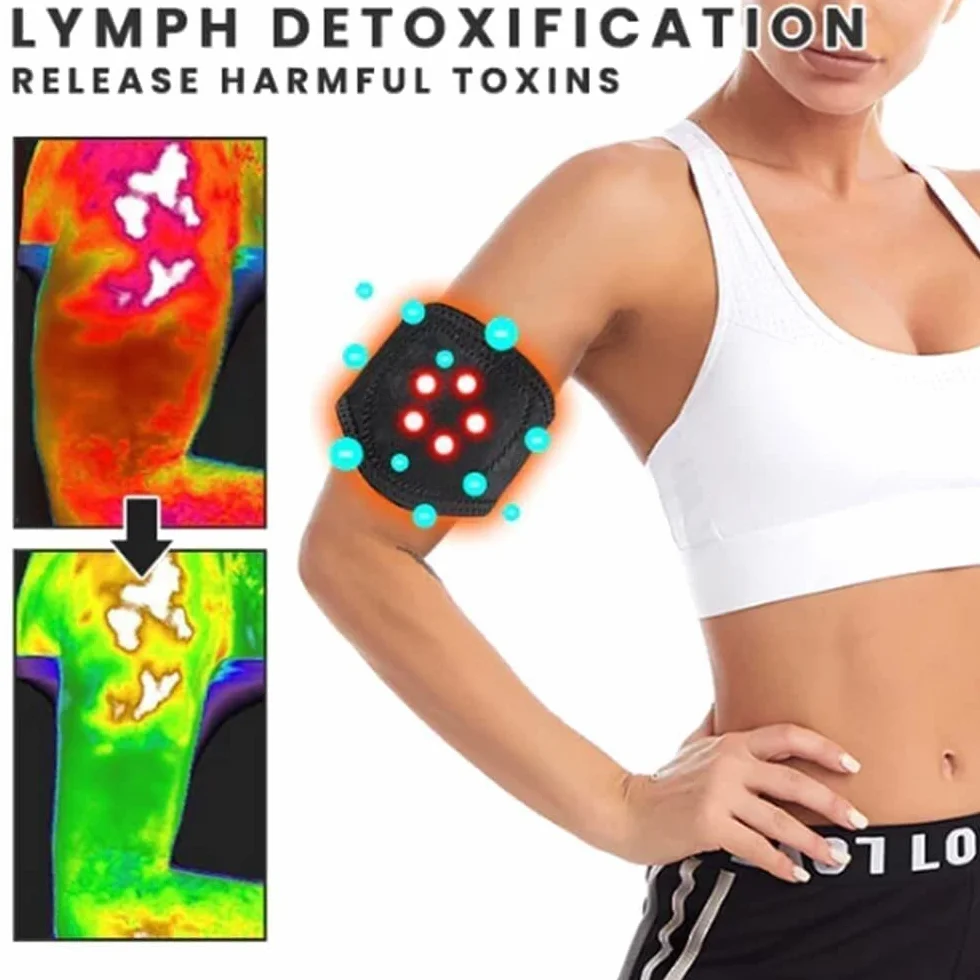 Slimmaionix Arm Trimmer Regolabile Tormalina Autoriscaldante Detoxing Shaper Bands per Braccia (Nero)