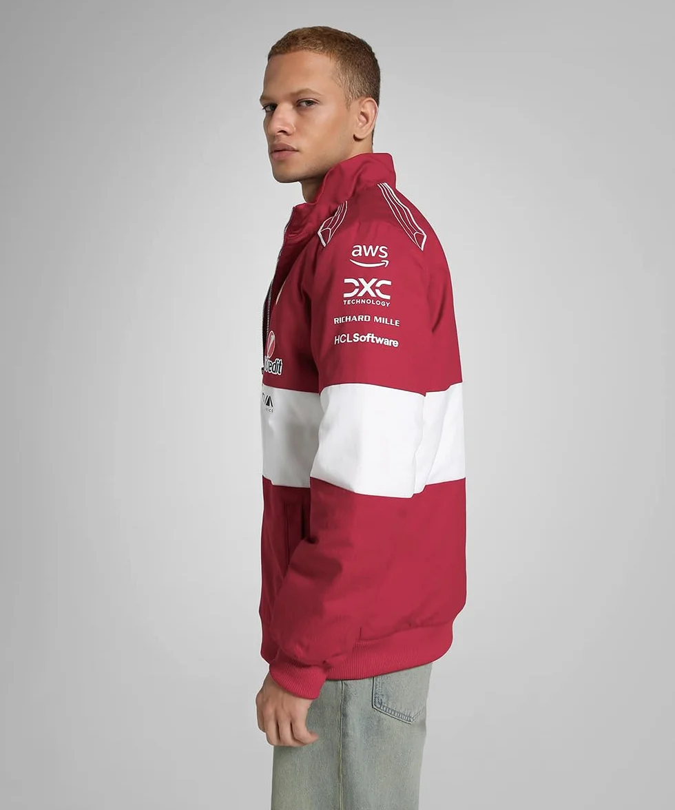 PUMA Scuderia Ferrari F1 Giacca Vintage Racing Team 2025 - Rosso