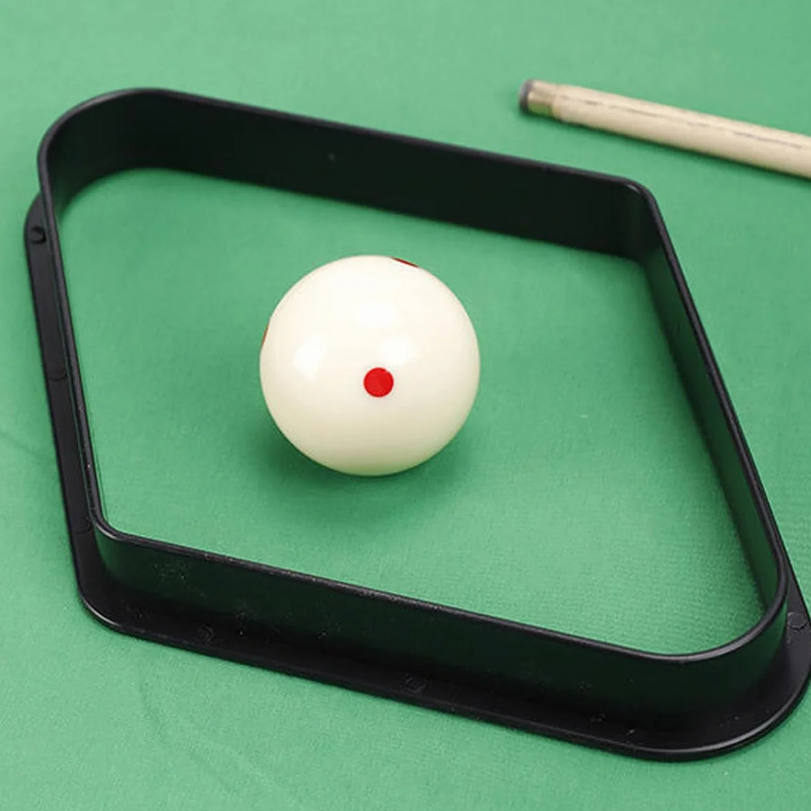 Biliardo 9 Ball Pool Table Triangle Rack Heavy Duty Plastic Ball Holder Snooker Rack 2-1/4 Pollici