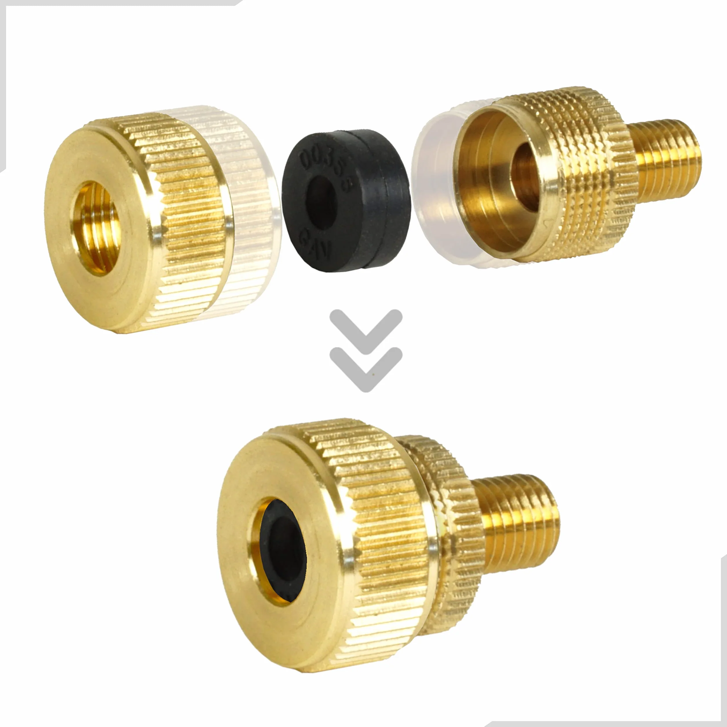 Kit Accessori Ago per Aria Compressa e Pompa a Sfera Adatto a Gonfiaggio Palloni Materassini Bici con Valvola Presta