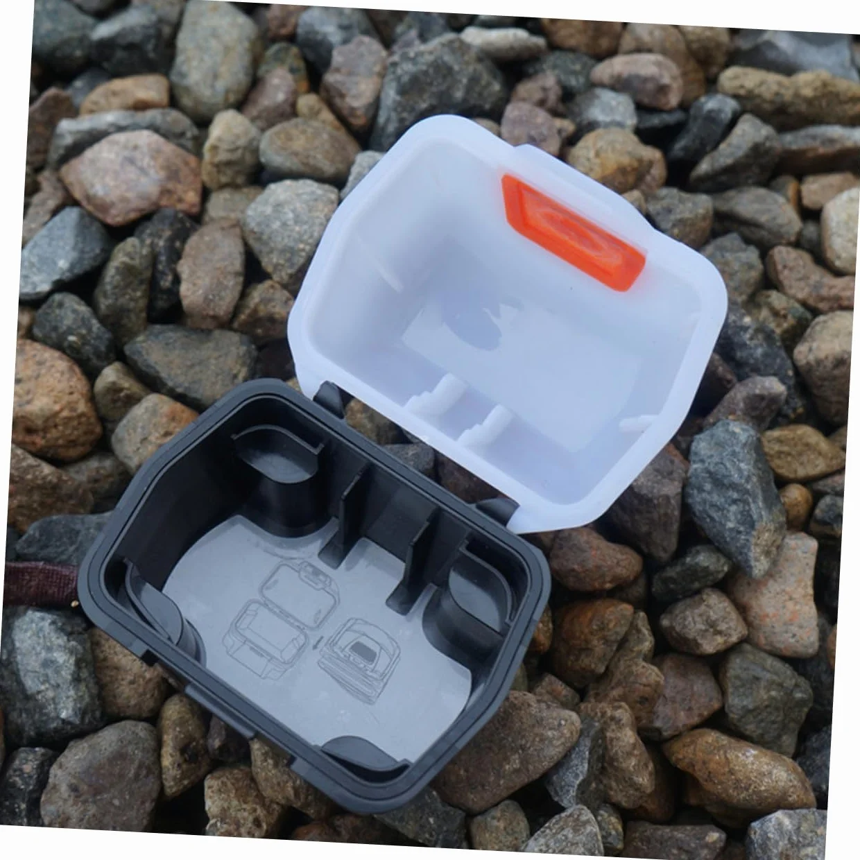 Custodia Protettiva per Lampada Frontale Resistente all'Acqua in Plastica per Campeggio