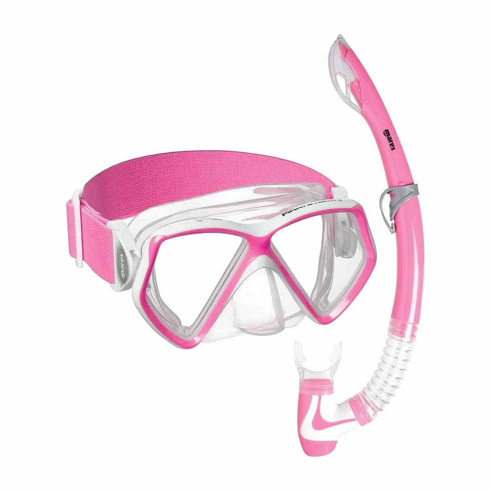 Mares Combo Pirate Neon – Set maschera e boccaglio bambini 8–14 anni