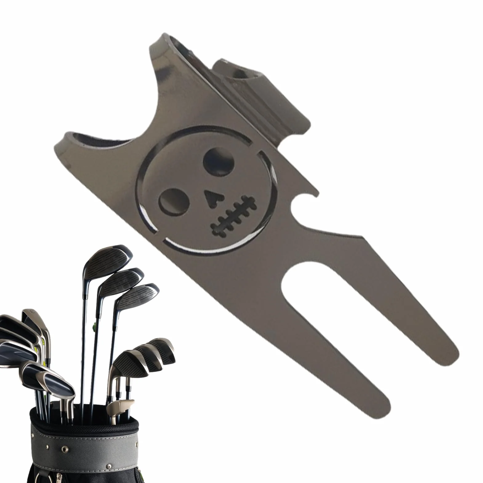 Attrezzo da Golf Leggero in Lega di Zinco Verde per Golfisti Principianti