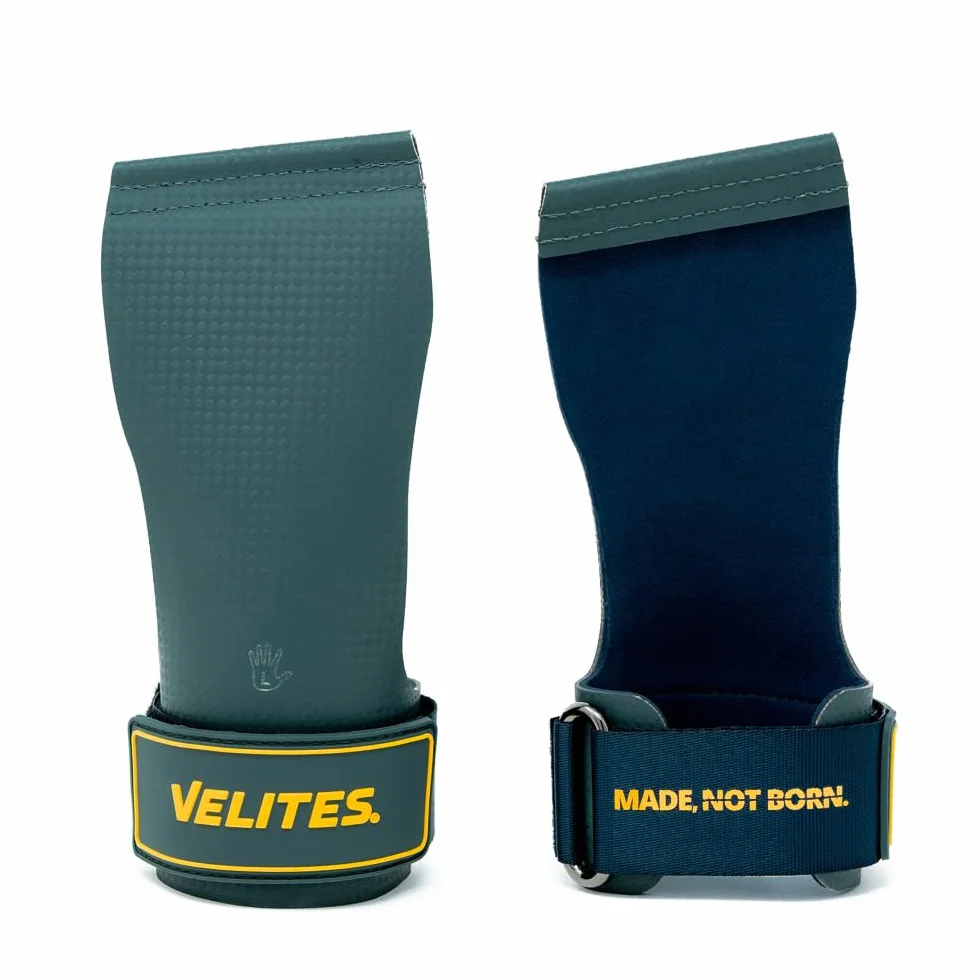 Velites Paracalli ufficiali CrossFit Games Quad Ultra - Polsini e borsa inclusi per Trazioni, Muscle-up, Toes to Bar