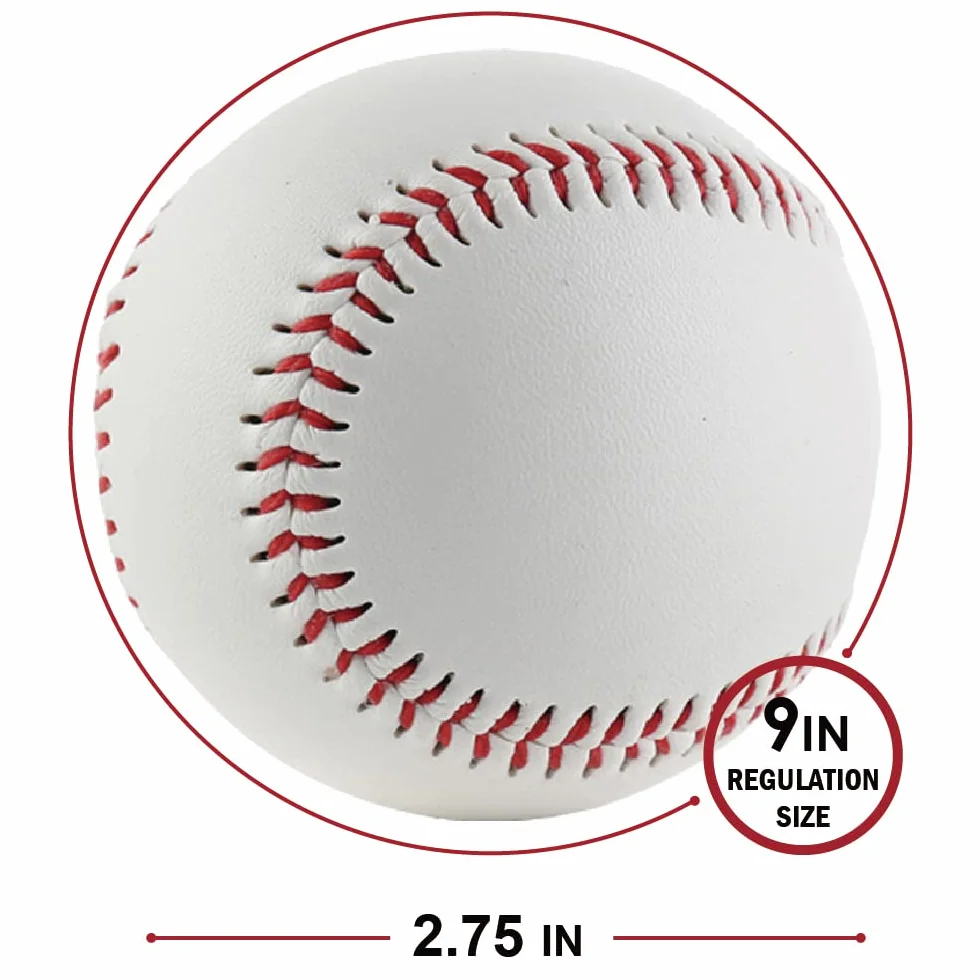 Set da baseball e softball con mazza in alluminio da 25 pollici/63 cm, guanto e palline