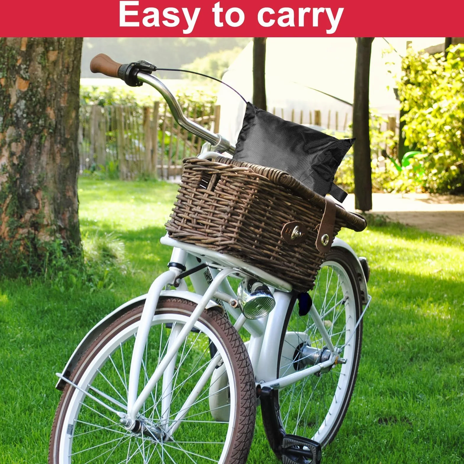 Copri Bicicletta da Esterno Impermeabile 210D Oxford 200 x 110 x 70 cm con Fori per Lucchetto