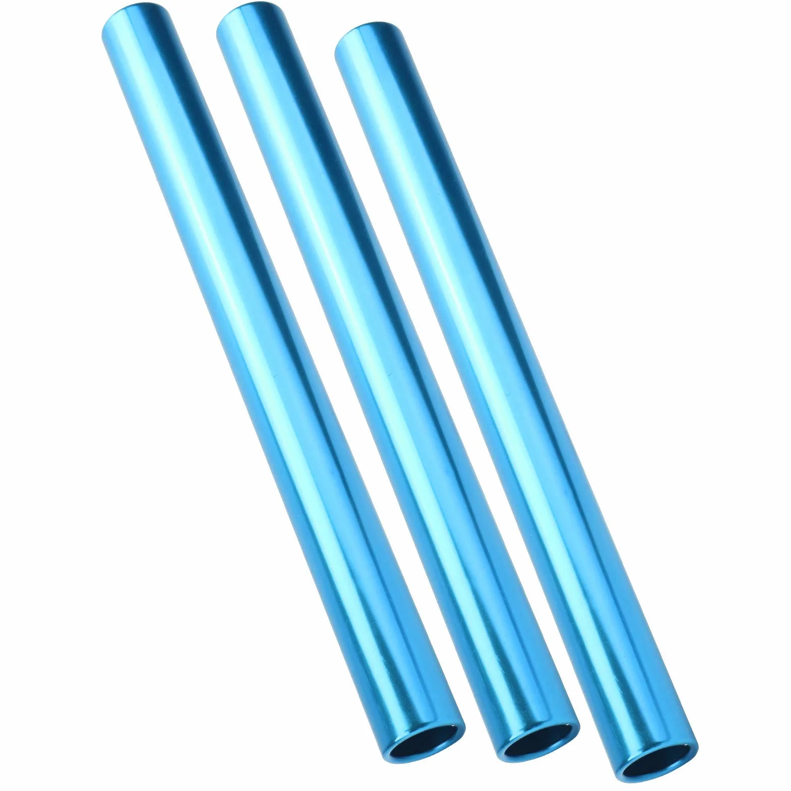 Relay Batons Track and Field Sprint 29 cm 3pcs Blu