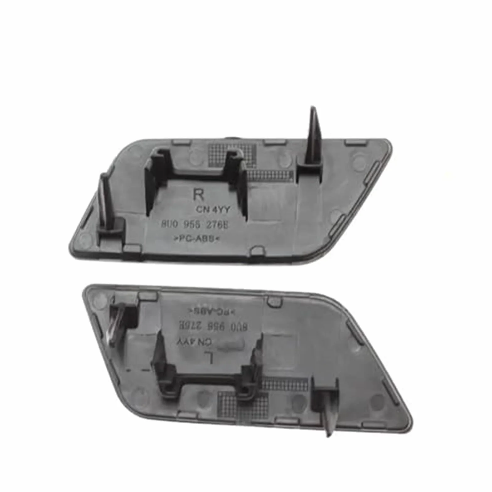 Paraurti anteriore Faro Lavafari Ugello Jet Cap Copertura 8U0955275 8U0955276 Gruppo tappo lavafari (BLACK RIGHT 8U0955276E)
