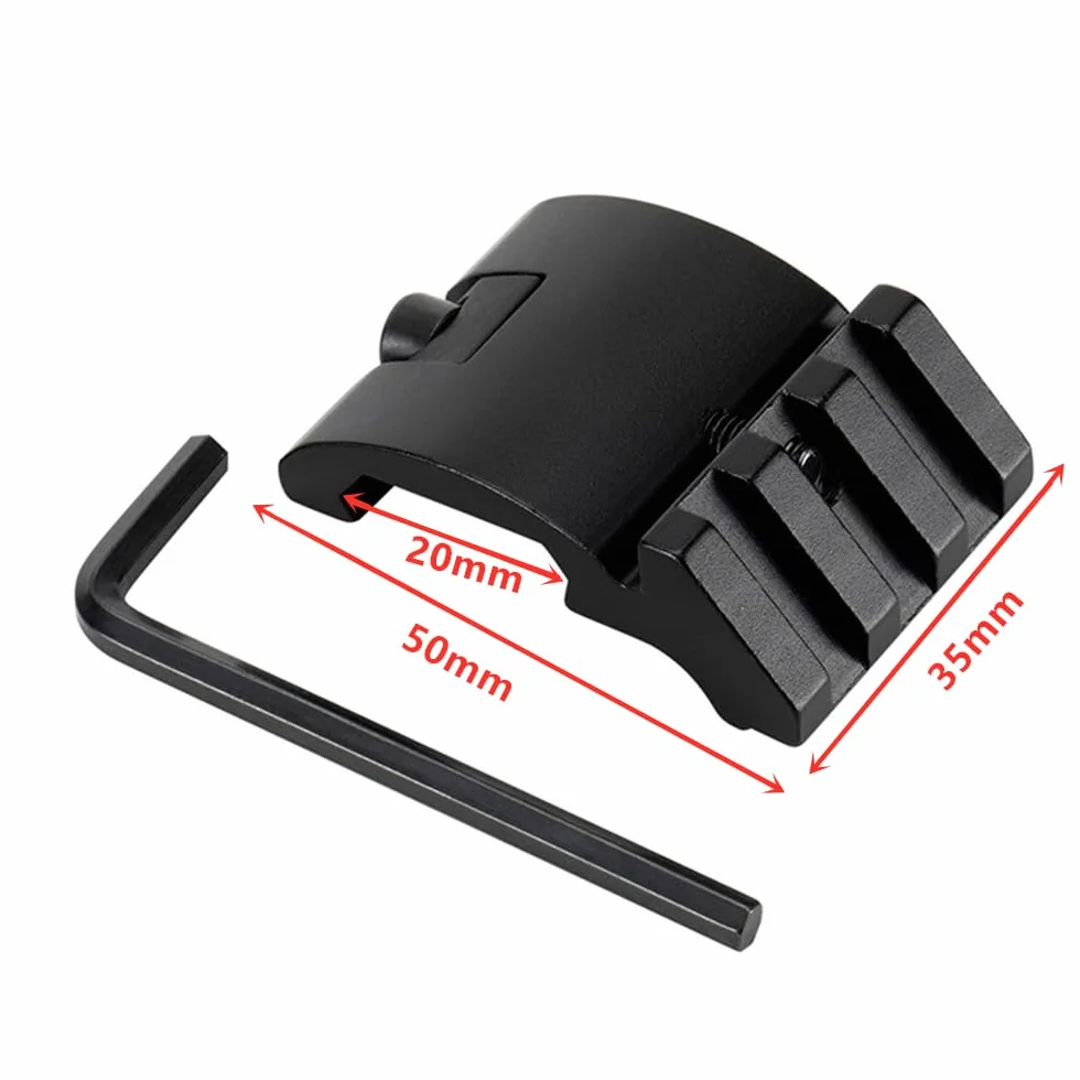Aluminium Alloy 45 Degree 20 mm Low Profile Offset Picatinny Rail