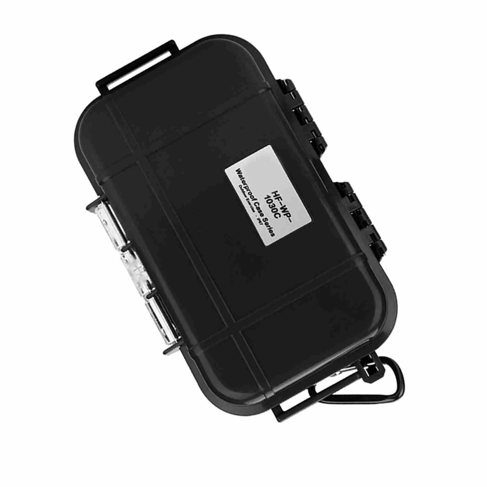 Cocoarm ABS EDC Box Impermeabile Scatola di Stoccaggio con Cuscinetto in Gomma Staccabile