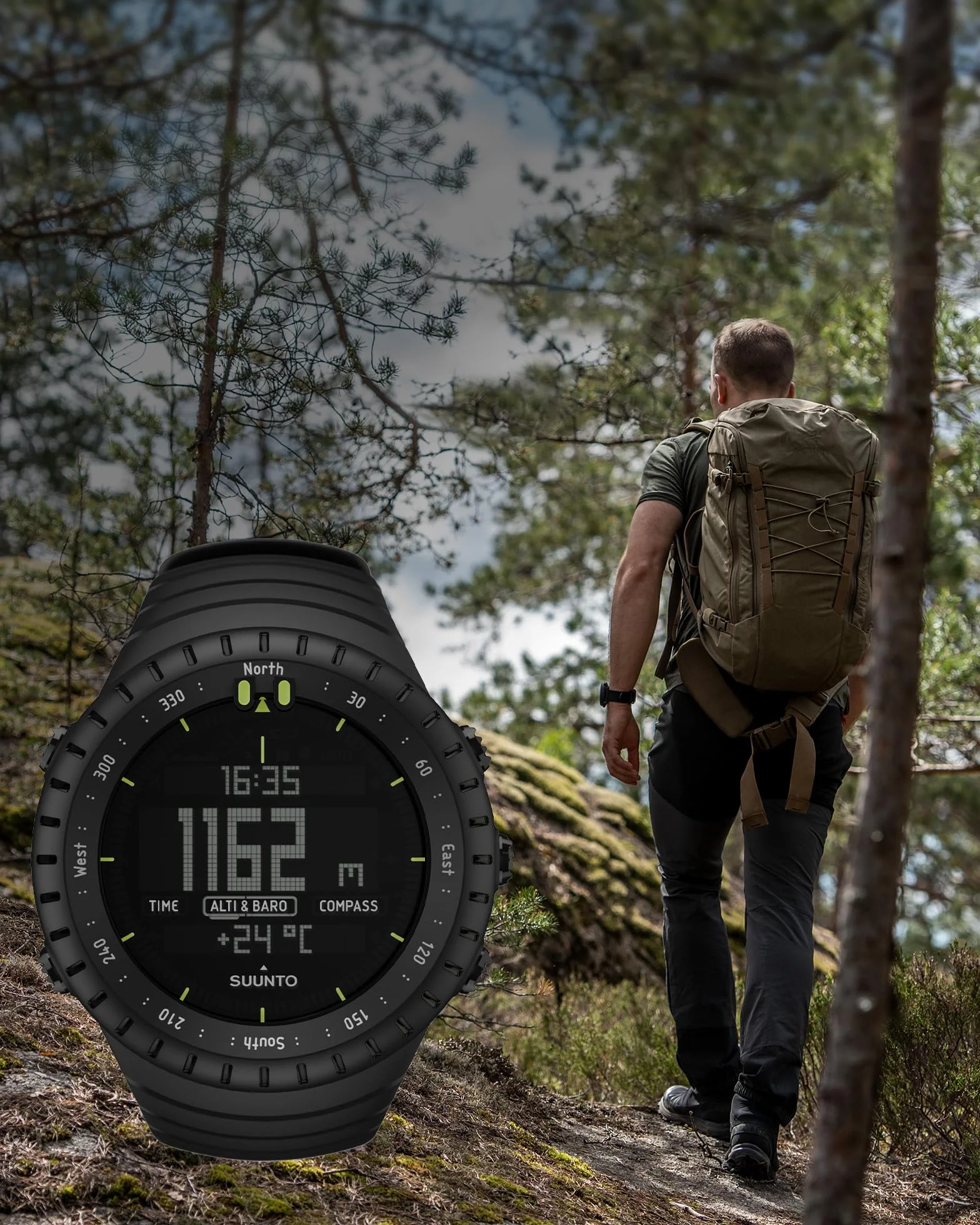 Orologio Sportivo Outdoor SUUNTO Core con Altimetro Barometro Bussola Impermeabile