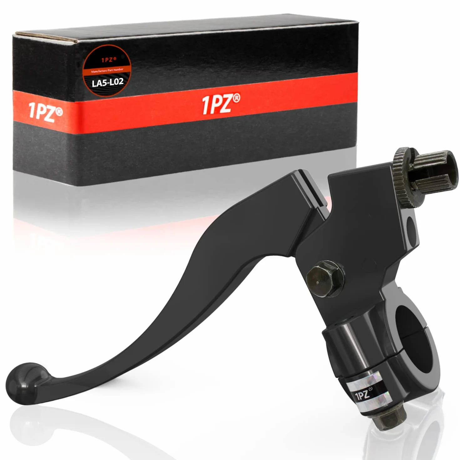 1PZ LA5-L02 7/8 Pollici 22mm Alluminio Nero Sinistra Leva del Freno Frizione Maniglia Persico per 50cc 70cc 90cc 110cc 125cc Pit Dirt Bike Motocross Moto