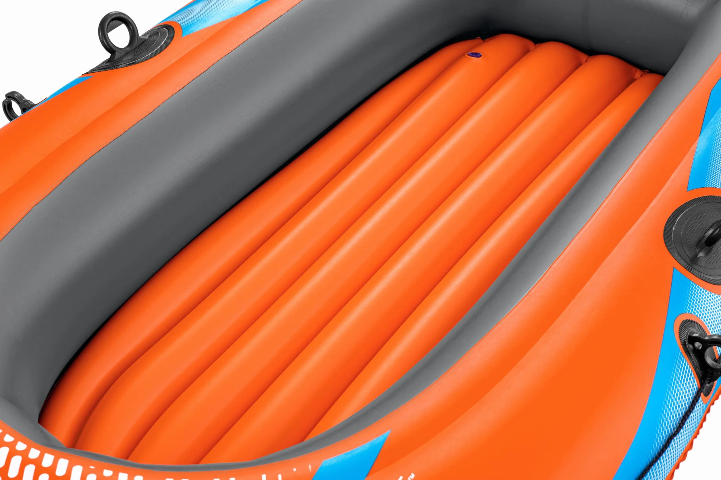 Bestway Inflatable Boat, Kondor 3000, 3 Persons, Raft Set with Oar and Hand/Foot Pump, Heavy Duty Handles and Interlocking Valves, 8.1” x 48”, 2.46m x 1.22m
