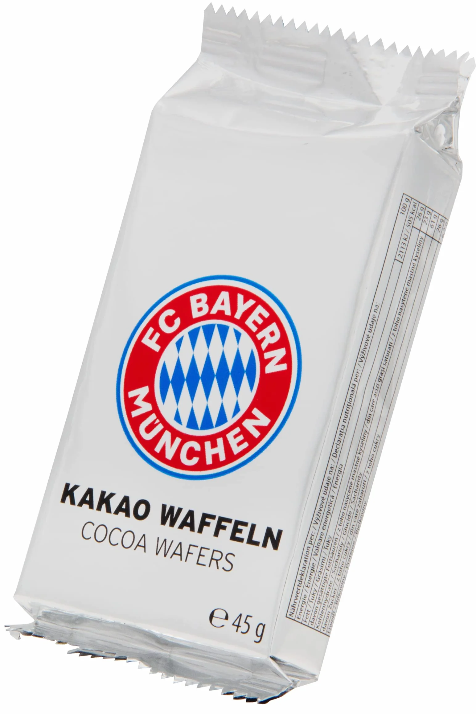 Tazza FC Bayern Monaco FCB piena di caramelle cialde al cacao 90 g