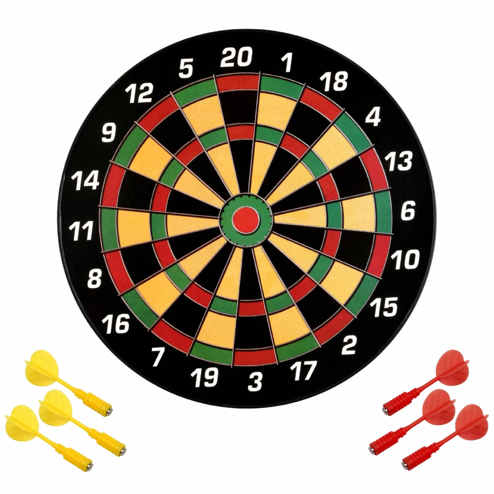 Thera-Band Karella Bersaglio Magnetico Family 40 cm Gioco Freccette Sicurezza Bambini Adulti 6 Frecce Magnetiche