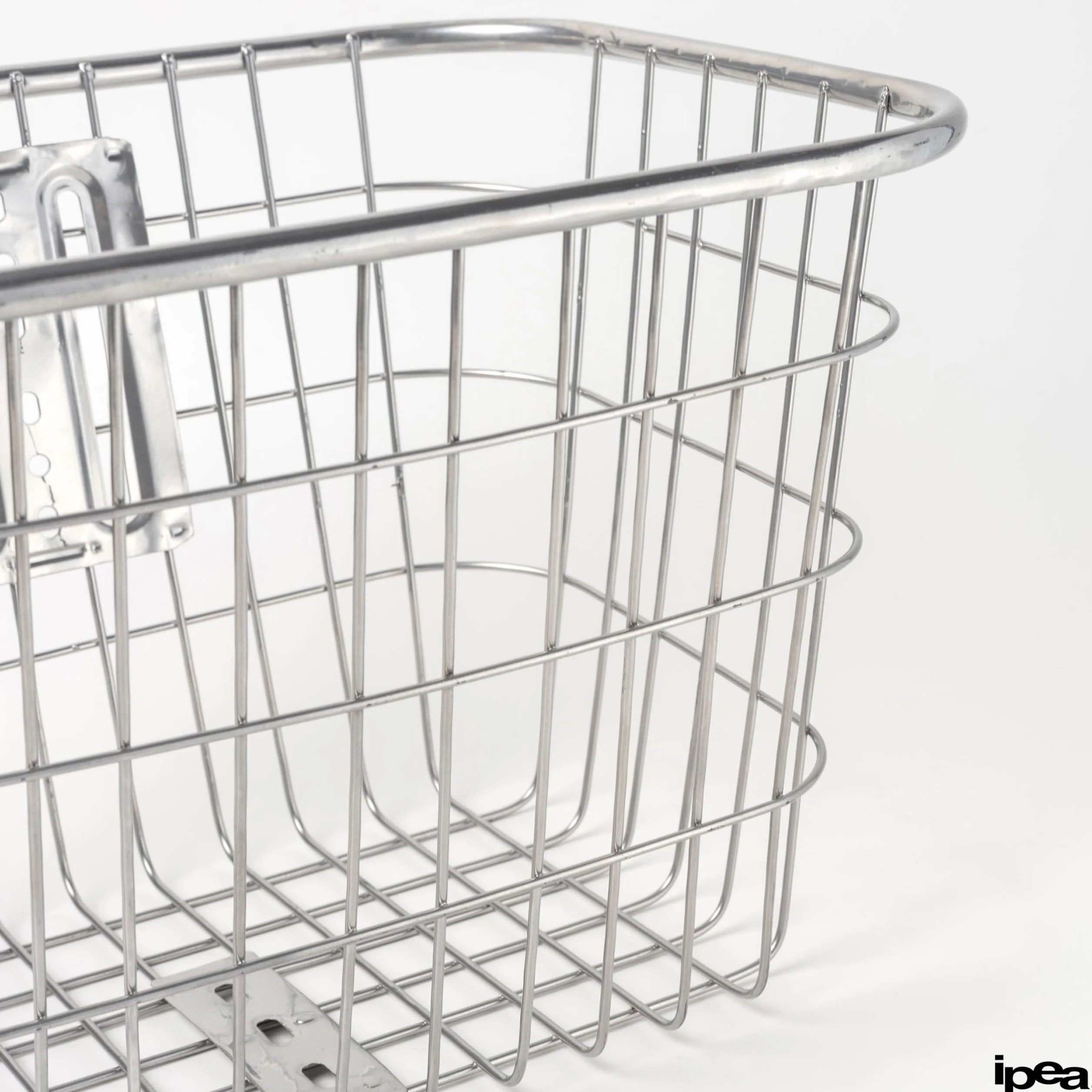 Cestino Bicicletta Anteriore in Metallo 35x27x24 cm Antiruggine IPEA