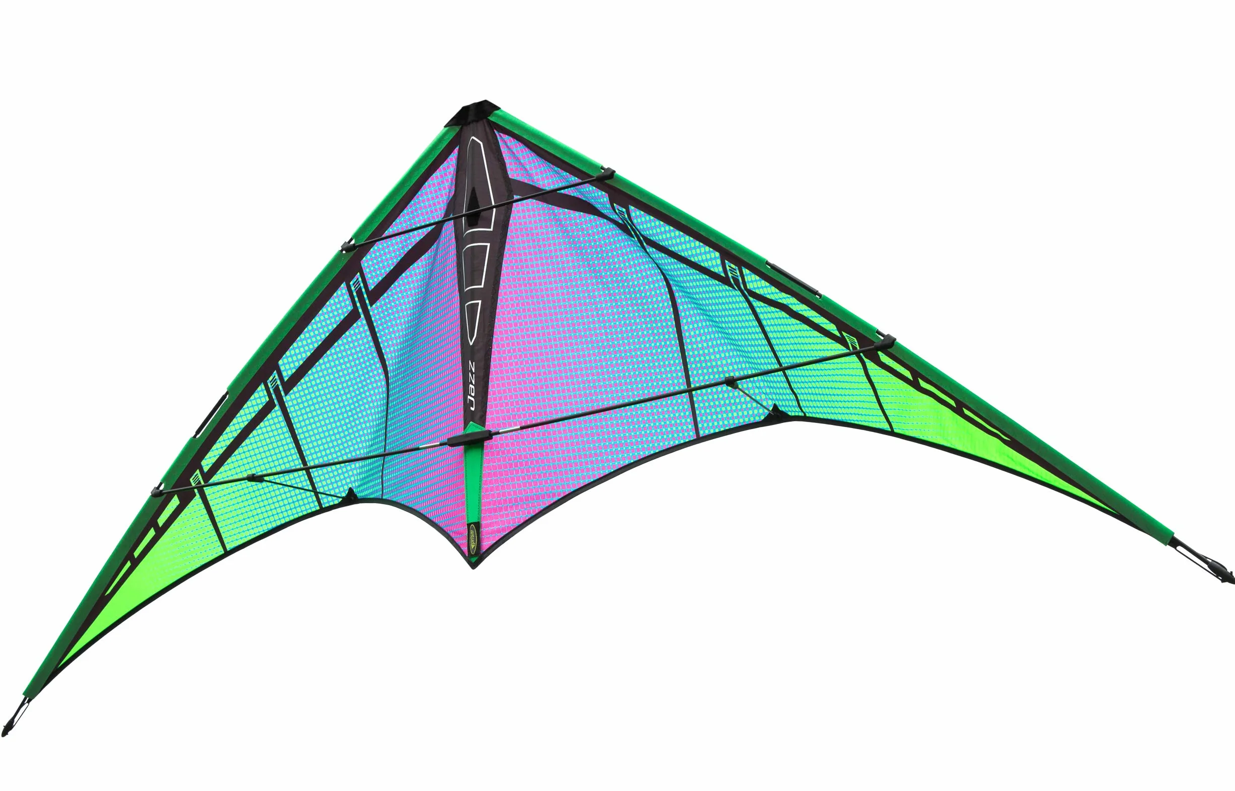 Prism Kite Technology Jazz 2.0 - Aquilone Sportivo a Doppia Linea Pronto per Volare con Linee di Volo, Cinghie da Polso, avvolgitore, Istruzioni (Lingua Italiana Non Garantita) e Custodia