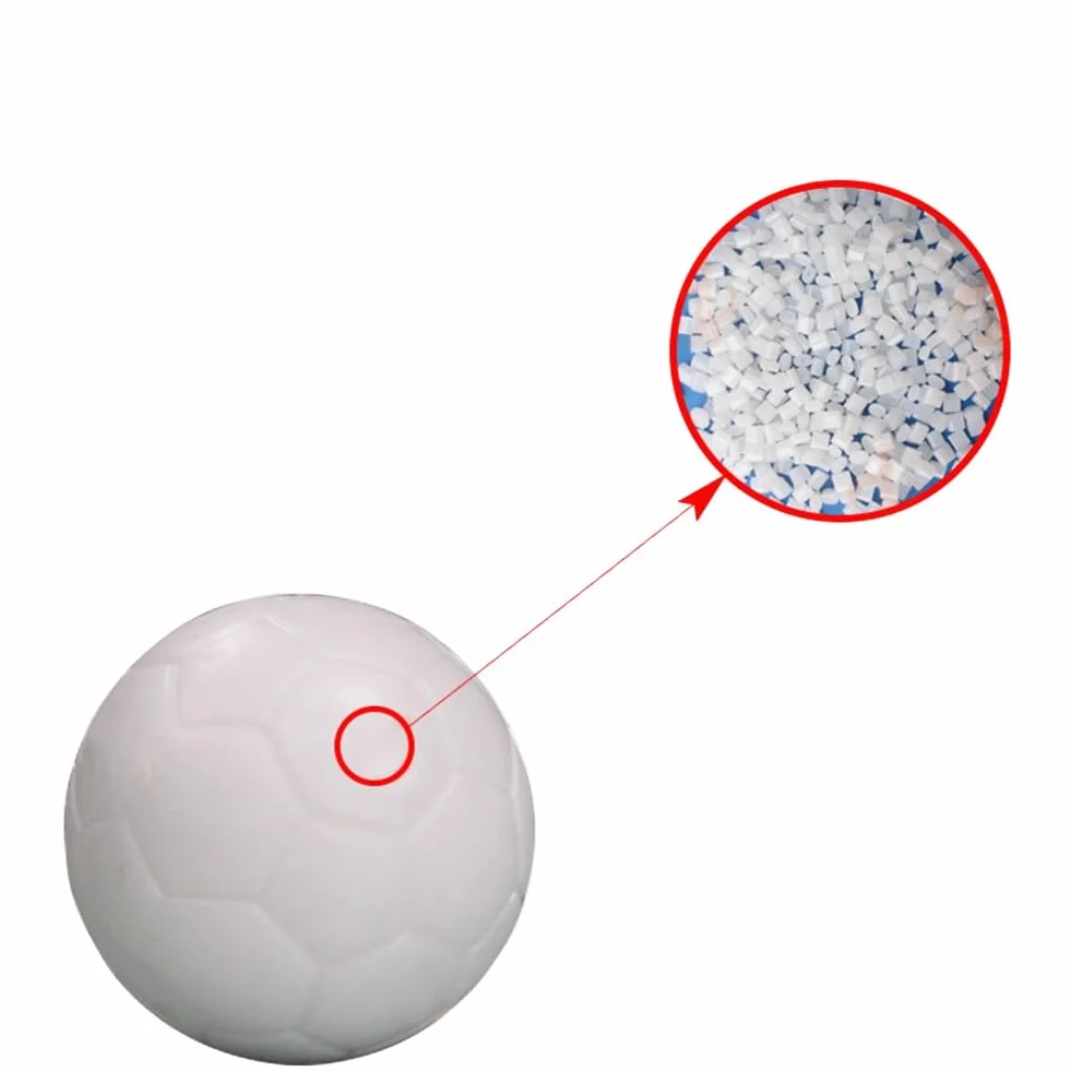 Palline da calcio balilla 36 mm resina bianca solida 12 confezioni ricambio