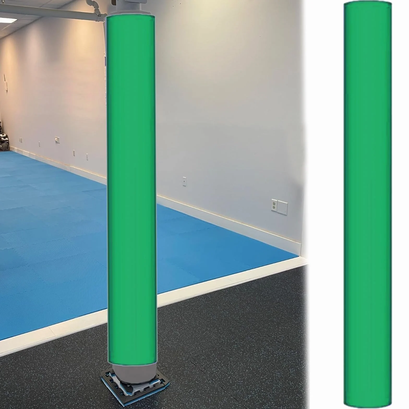 Imbottitura impermeabile per paletti sportivi con chiusura in nylon