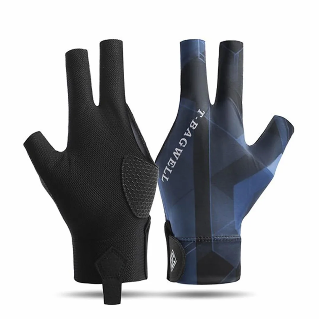 Guanto Da Biliardo Mano Sinistra Professionale Elastico 3 Dita Uomo Donna