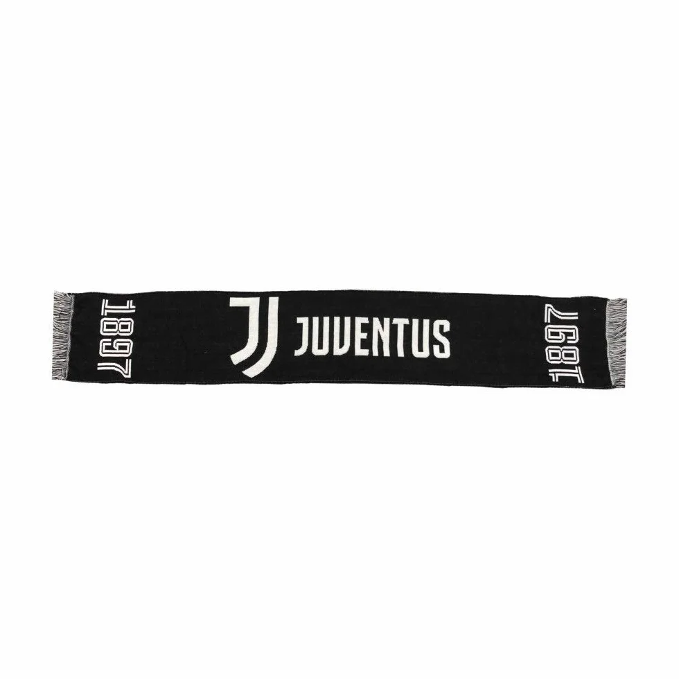 Sciarpa Juventus Ufficiale JACKARD Nera JJ11