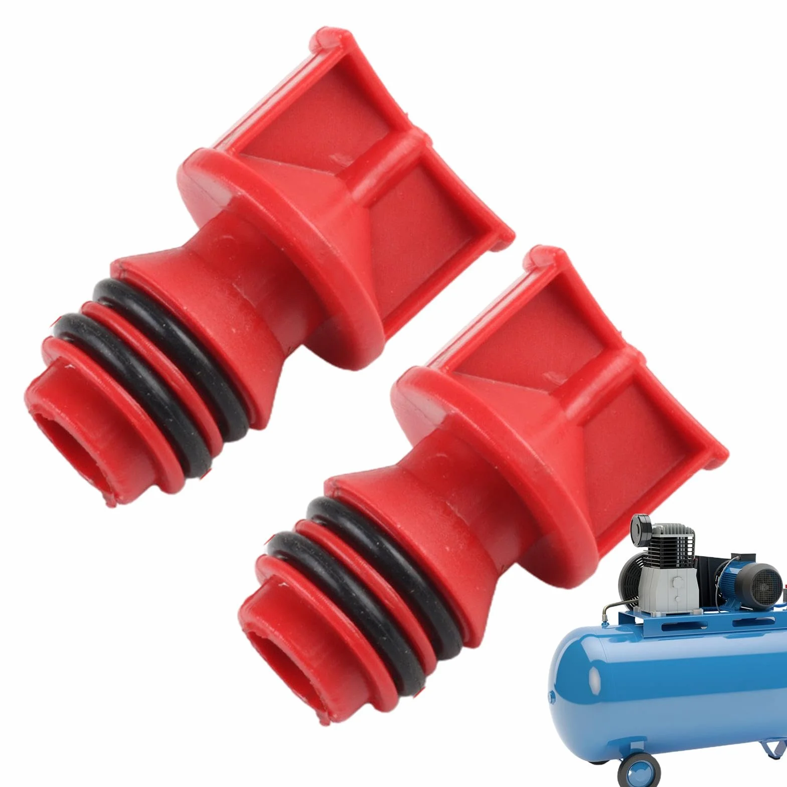 Tappi olio per compressori d'aria, Tappi olio per compressori d'aria - Tappo porta olio sostitutivo con filettatura maschio da 17 mm -, per pompe ad aria, leggeri, per