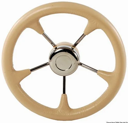 Volante pol.crema con raccord