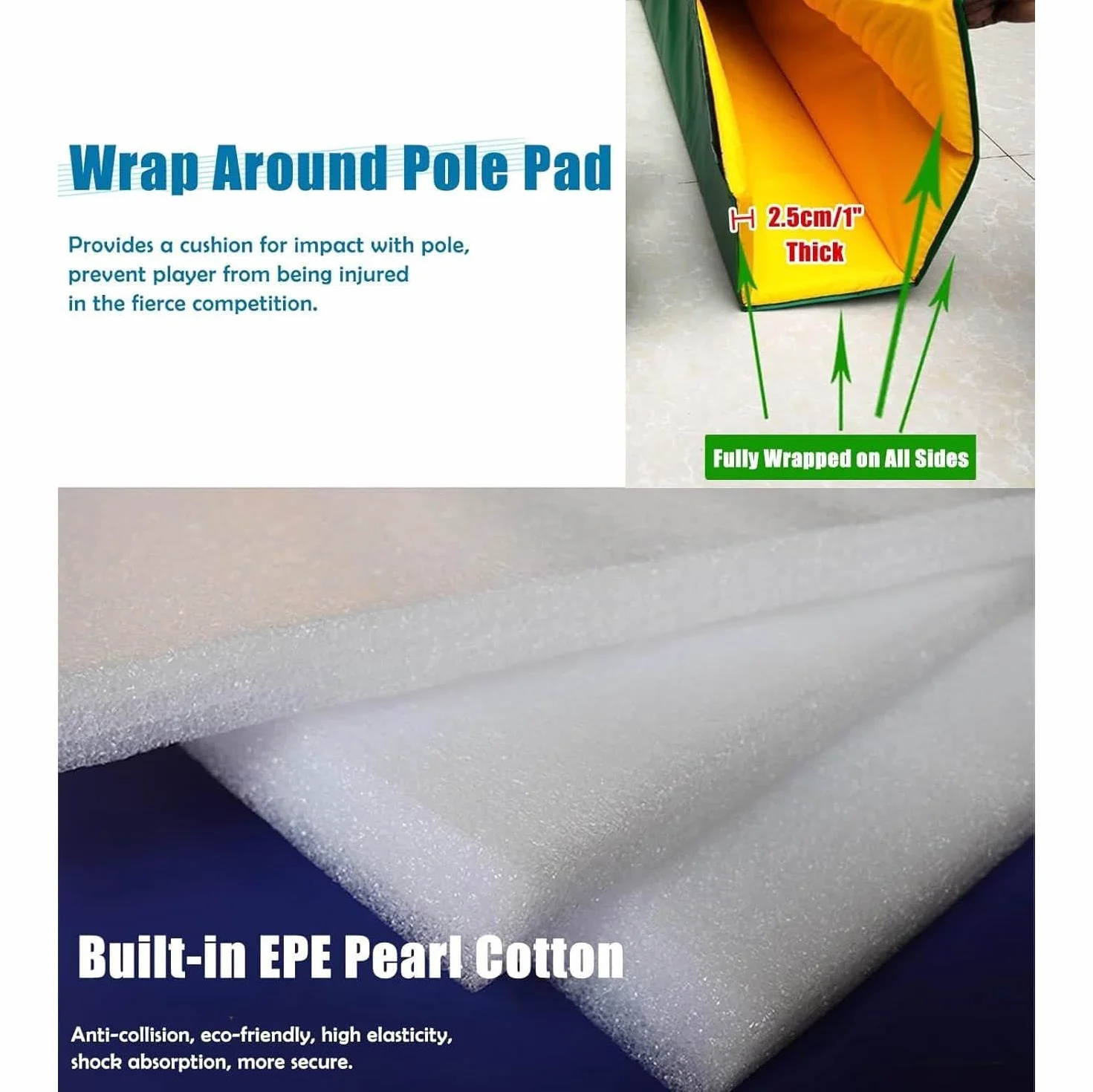 Palo da basket all-weather imbottitura in schiuma 15x15cm Pad protettivo universale per MMA arti marziali boxe