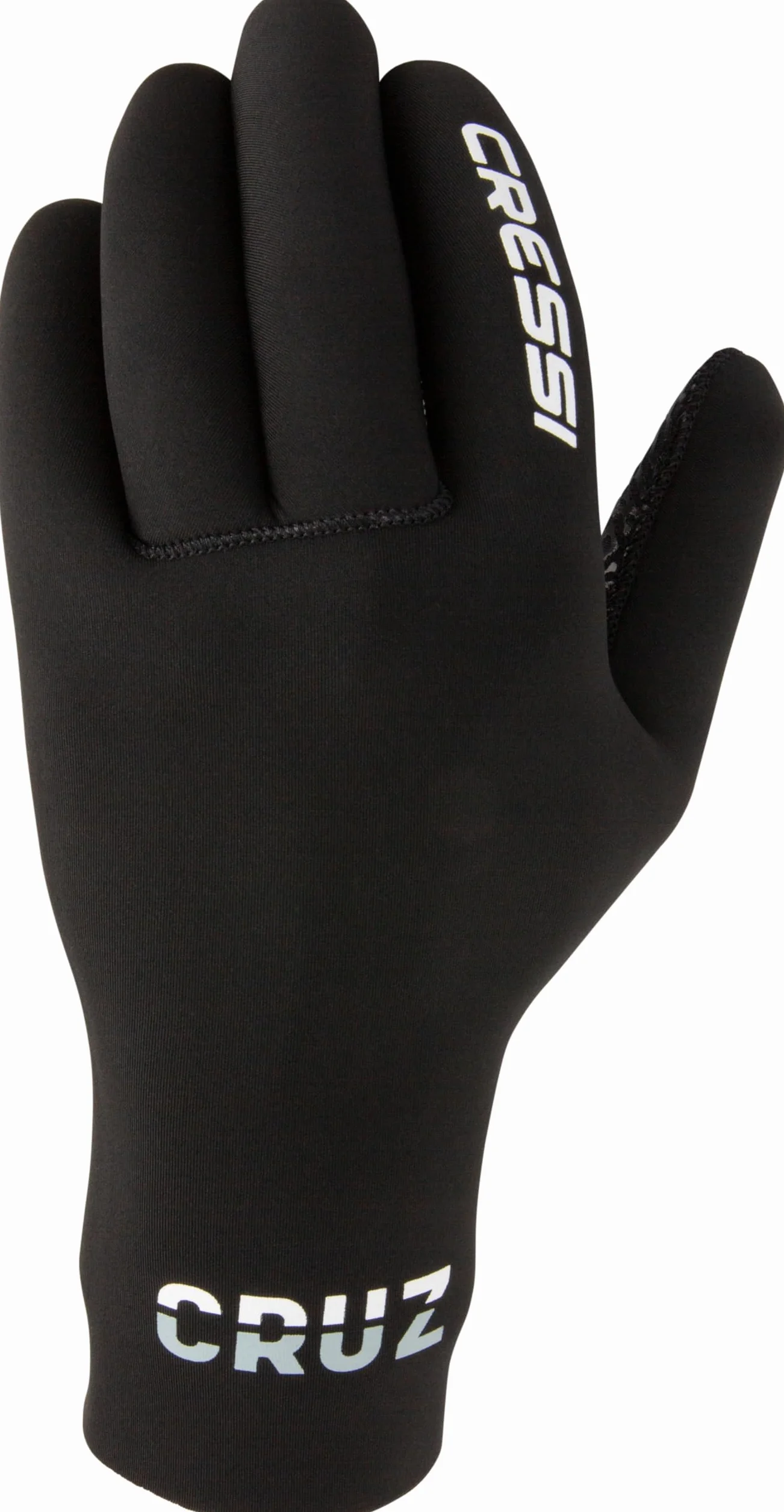 CRESSI Cruz Gloves 3mm Neoprene Black Anti Slip Palm System Immersione Adulto Unisex