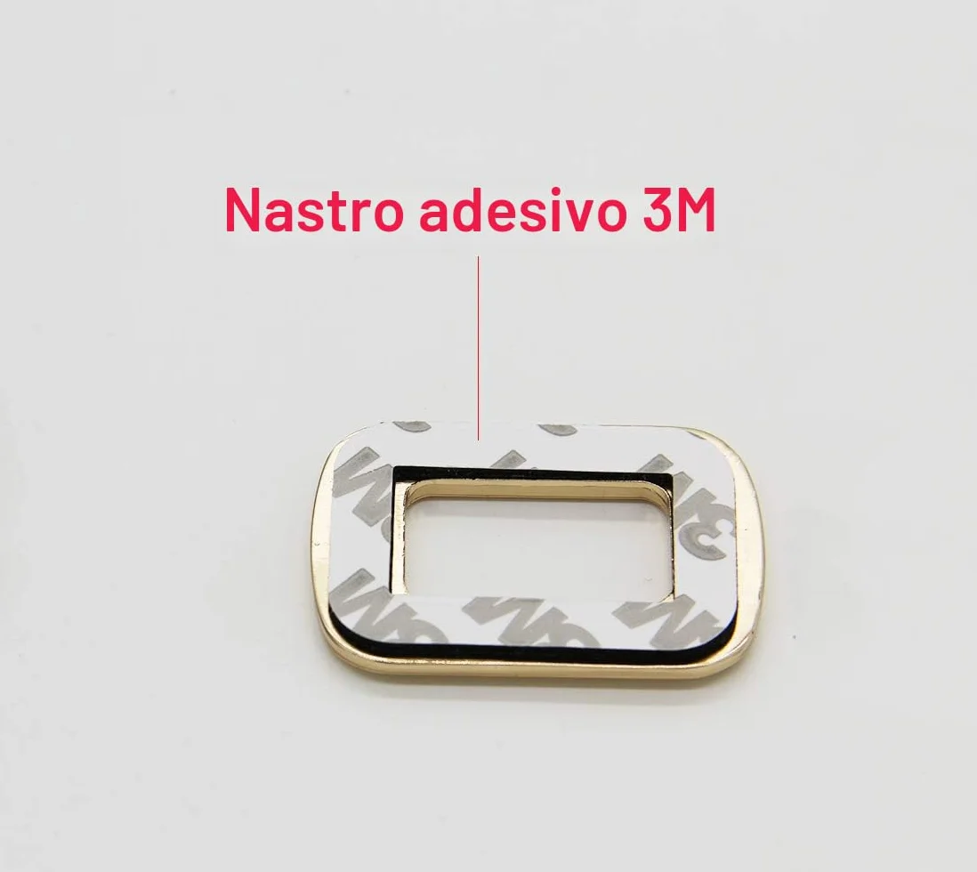 Lettere autoadesive 3D in metallo corsivo per auto decorazione