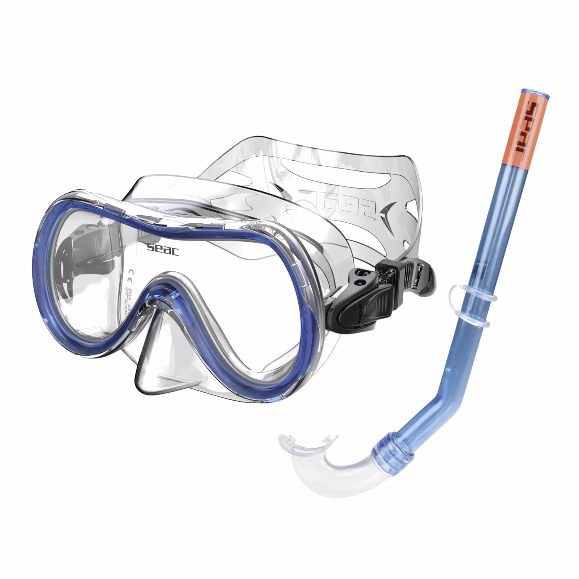 Seac Set Maschera e Tubo Snorkeling Salina per Adulti e Bambini