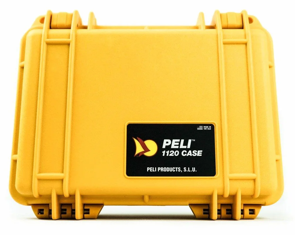 PELI 1120 Valigia Compatta IP67 2L Giallo Prodotto in USA