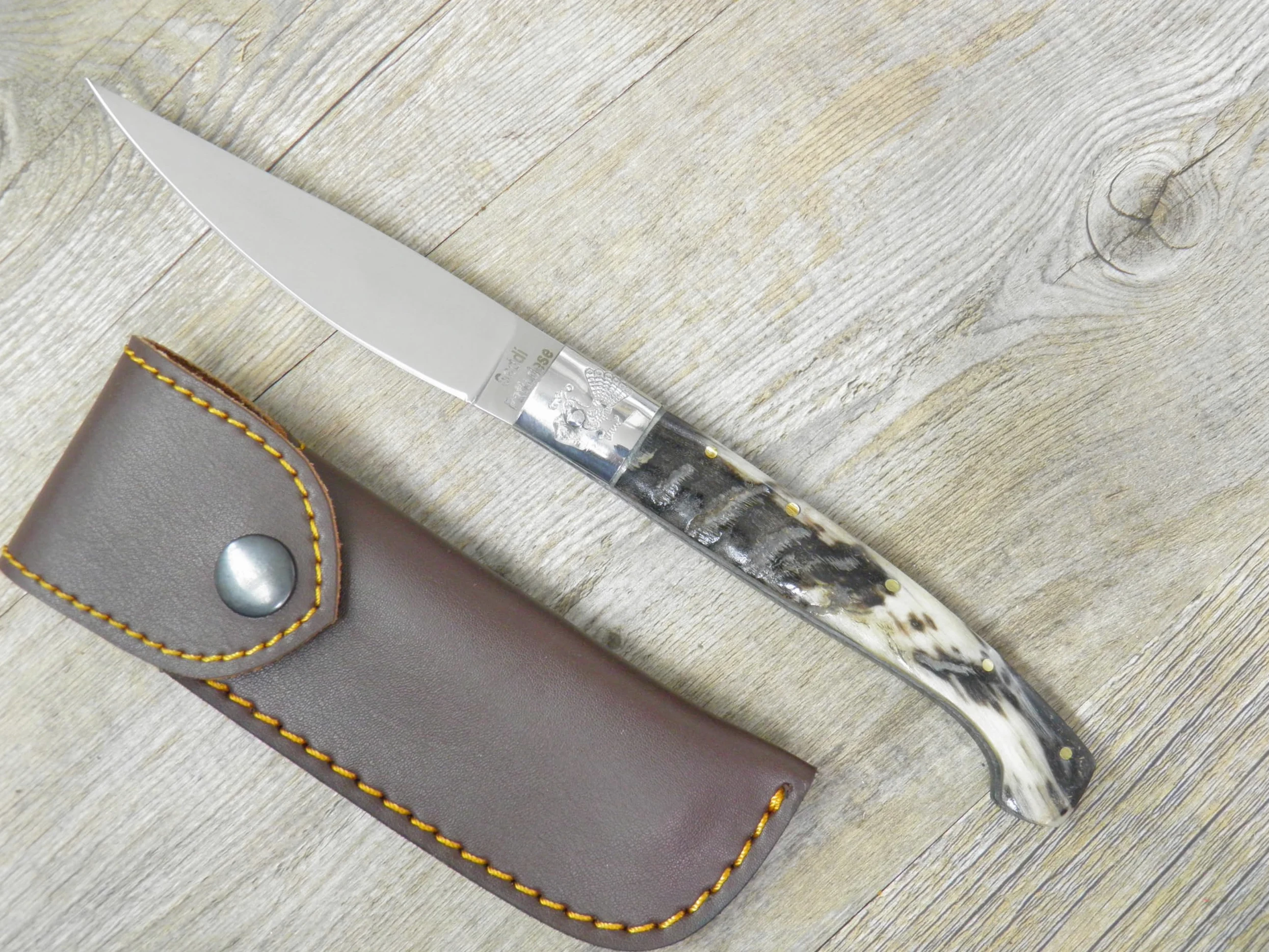 Generico COLTELLO 24 CM SARDEGNA SARDO Pattada MANICO CORNO DI Montone PATTADESA